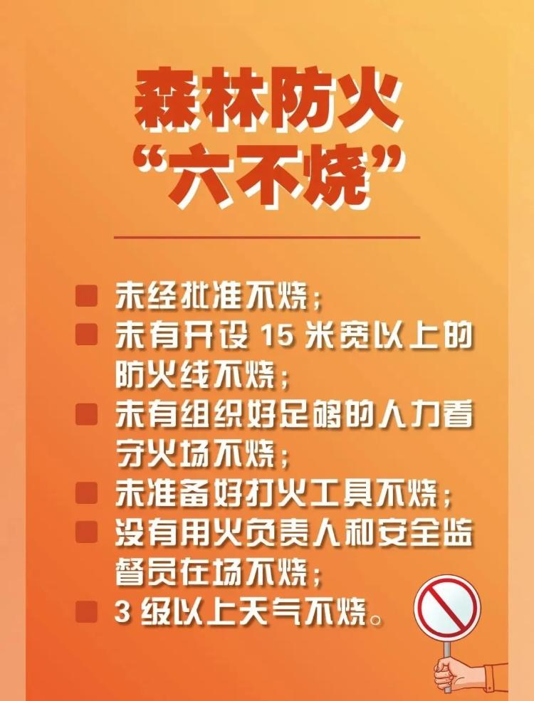 森林火险橙色预警气象图片