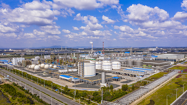 青岛董家口经济区正在加快培育千亿级高端化工产业链。