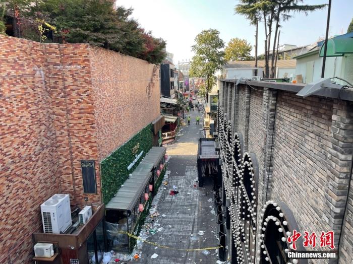 韩媒分析首尔踩踏事故原因 遇难者集中在18平米空间