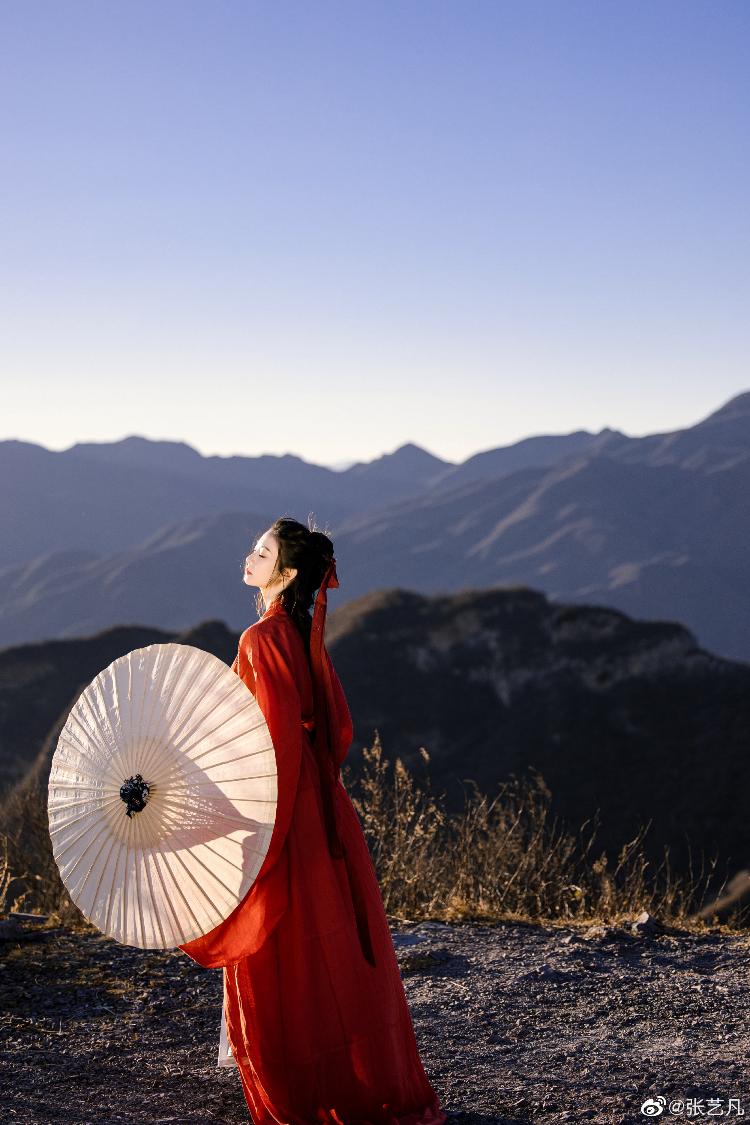 唯美古风风景人物图片