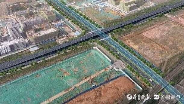 计划工期四年半，济南工业北路快速路东延离开工又近一步