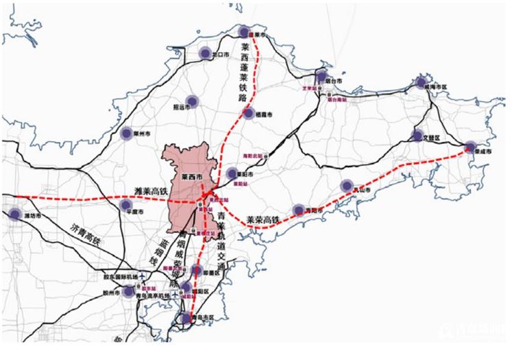 圖源《萊西市國土空間總體規劃(2021-2035年)》03萊西經萊陽至蓬萊