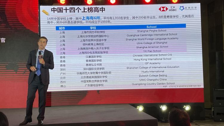 全球高中排行榜首次发布 中国14所上榜排名前三
