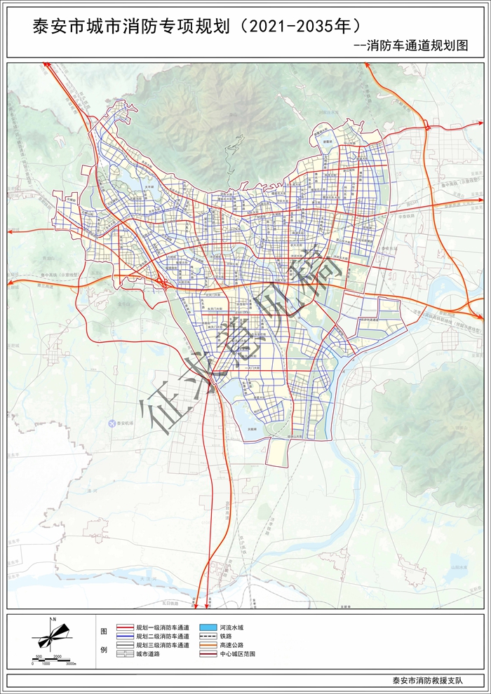 泰安市高新区地图图片