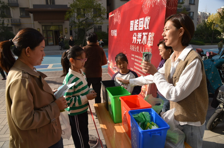 JN体育平台章丘区“五八零”生活垃圾回收站推进垃圾分类落实效共建城市绿色文明_章