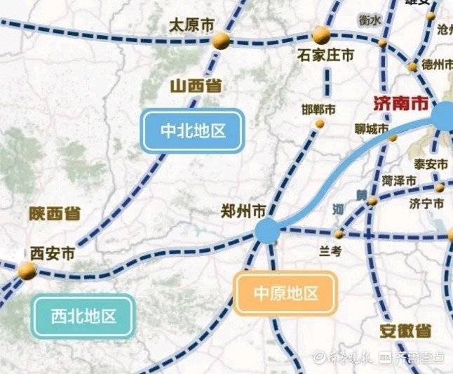 济郑高铁“四两拨千斤”：环游山河四省，直通黄河全域