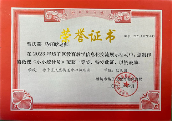 十大關鍵詞公佈濰坊市坊子區鳳凰街道中心幼兒園發佈2023年度工作總結