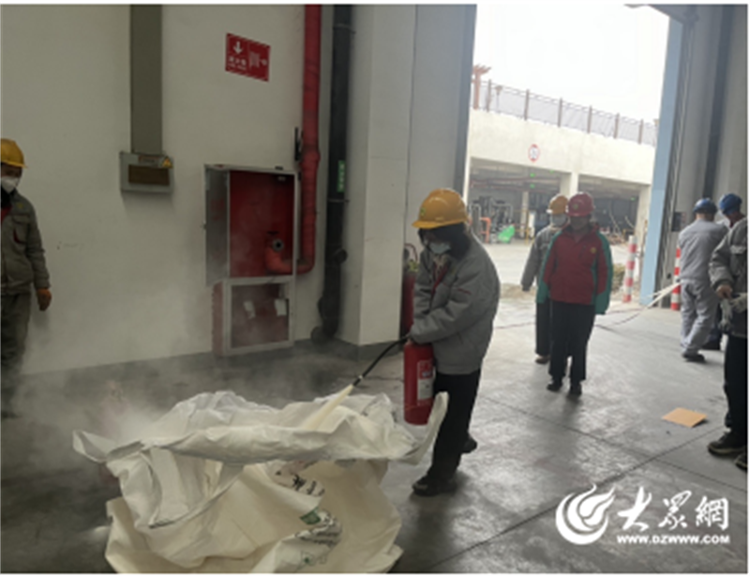 烟台黄渤海新区卡力农业发展有限公司开展火灾应急预案演练