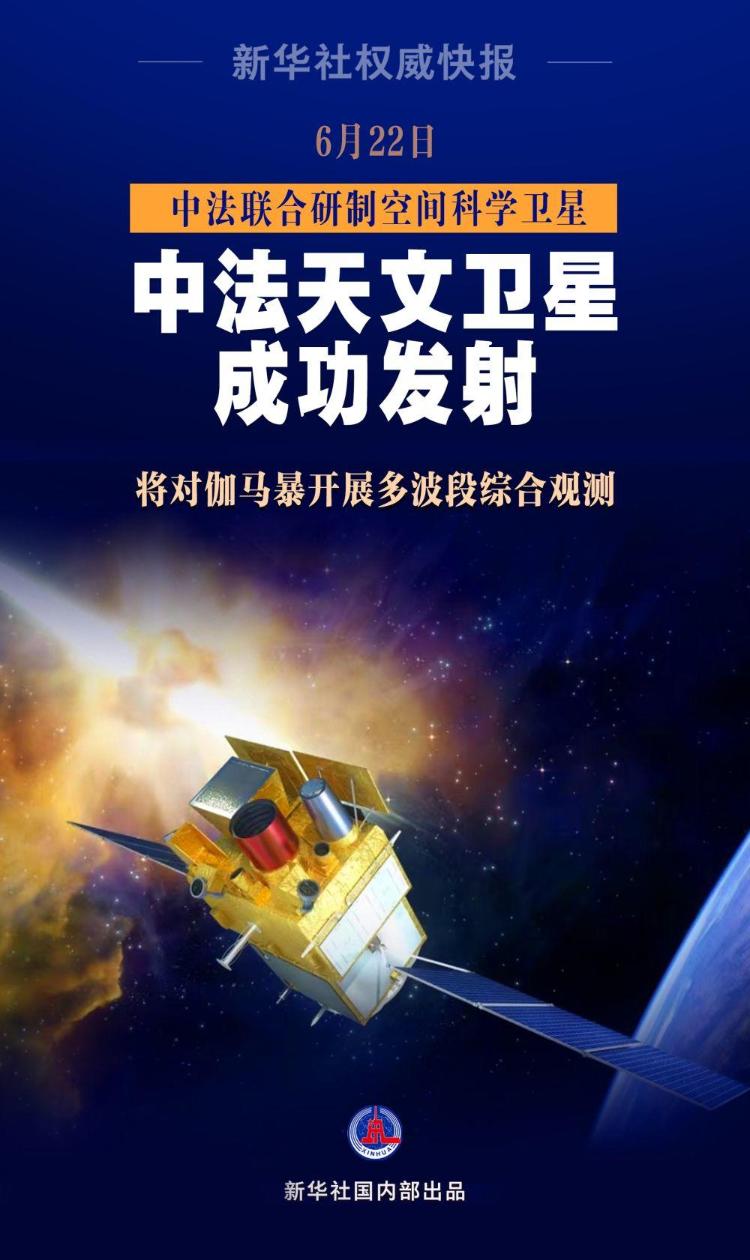 中法天文卫星启航！共探宇宙深处奥妙