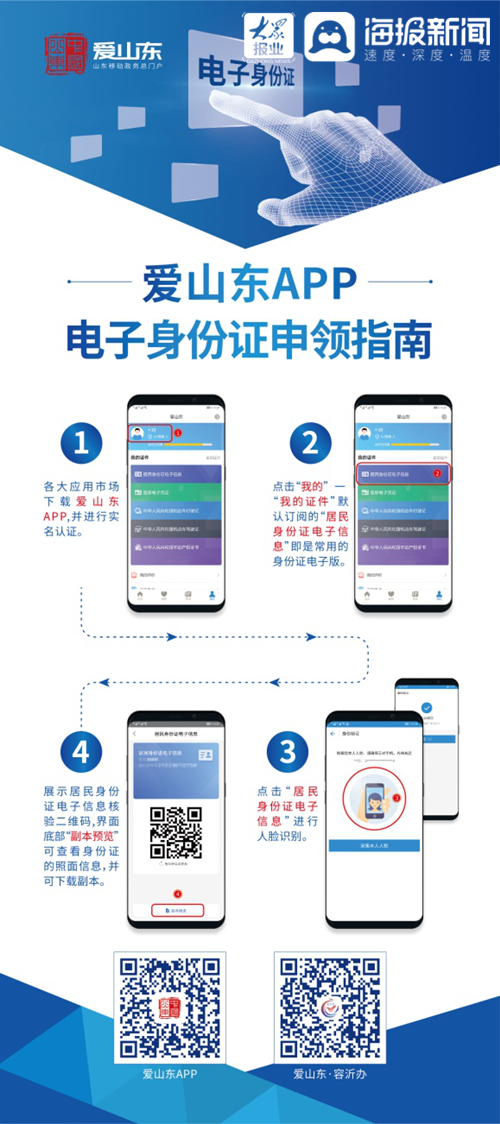 市行政审批服务局:还没申领"电子身份证?看这里!